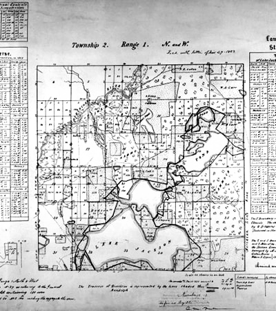 Tallahassee Florida 1853 map