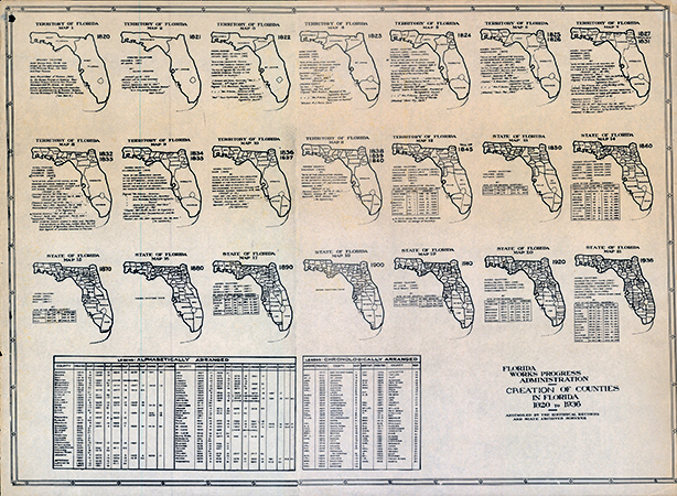 1827 West Florida map