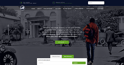 A preview of the redesigned Florida history website