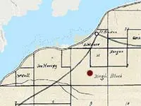 Map of where Ft Braden once stood